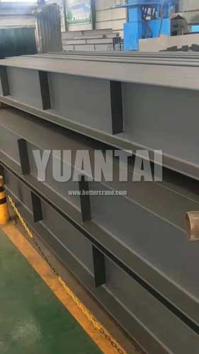 Runway beams of top running overhead crane 4 ton