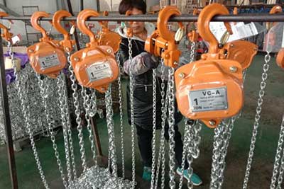 1 ton manual electric chain hoist for sale Egypt