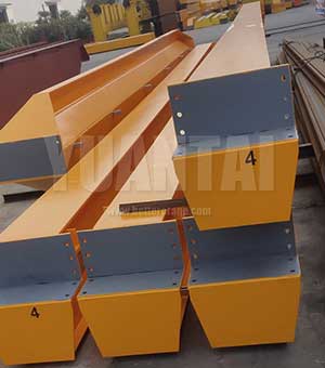 main girder of 5 ton & 4 ton overhead crane for sale Hongkong