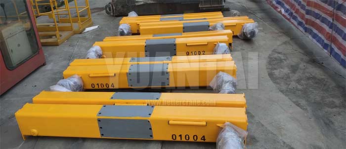 End carriages of European style single girder overhead crane for sale Hongkong