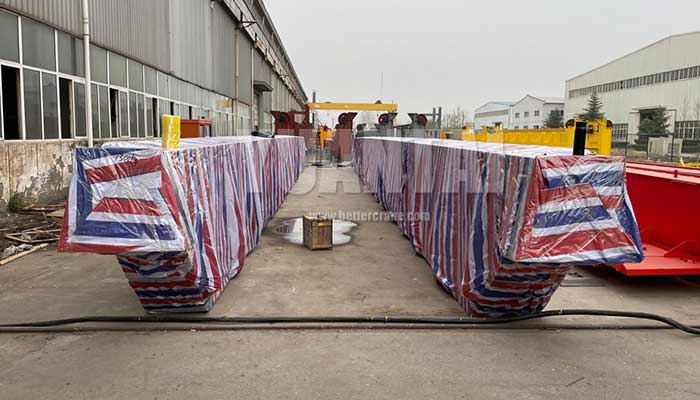 Double girder of 45 ton overhead cranes
