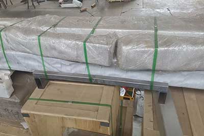Main parts packed to ensure safety