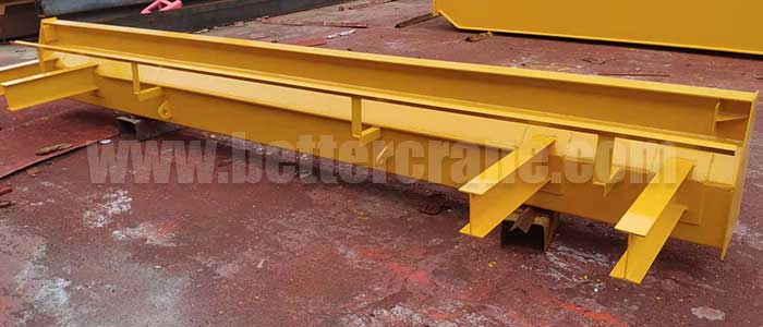 Main girder of 3 ton single beam gantry crane 