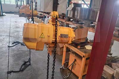 500kg electric chain hoist for floor mounted jib crane