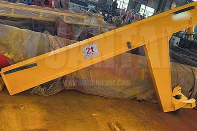 Portable Jib Crane on Wheels for Sale UAE, 2 Ton Portable Jib Hoist