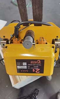 2 ton electric chain hoist trolley