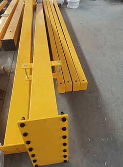  Supporting legs of 3 ton gantry crane 