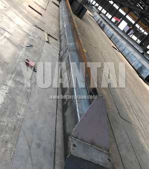 Main girder under construction for 3 ton bridge crane for sale Mexico