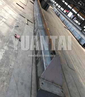 Main girder under construction for 3 ton bridge crane for sale Mexico 