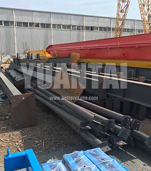 Crane rails and supporting columns for 3 ton overhead crane for sale Mexico