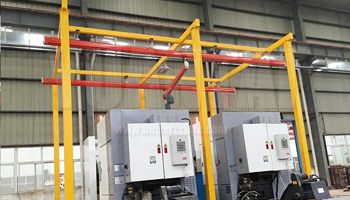  Floor mounted workstation bridge crane system 