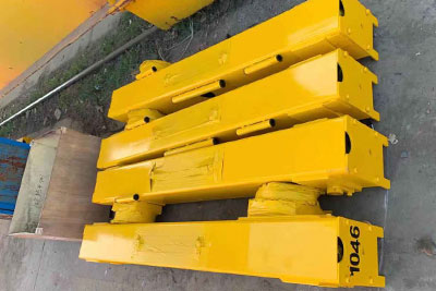 End trucks and end carriages of single girder bridge cranes 5 ton