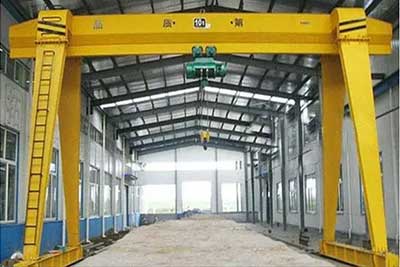 10 ton gantry crane with Chinese style, cd/md wire rope hoist