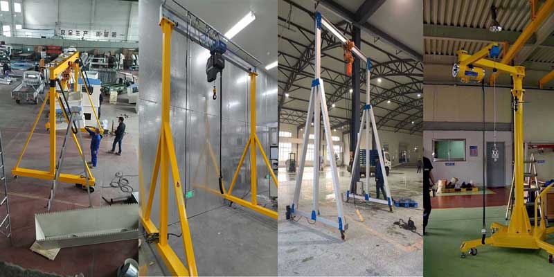 Explore the versatility of portable and mobile cranes in modern industries, where they optimize operations, enhance safety, and promote sustainability. 