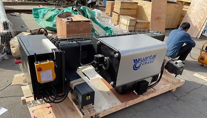 10 ton overhead crane hoists with 10m lifting
