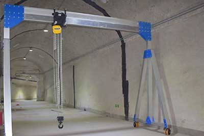 Heavy Duty portable aluminum gantry crane: