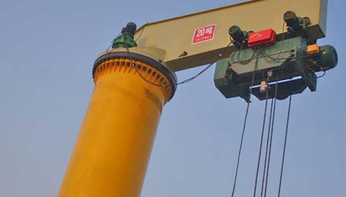 Custom jib crane with heavy duty design 20 ton