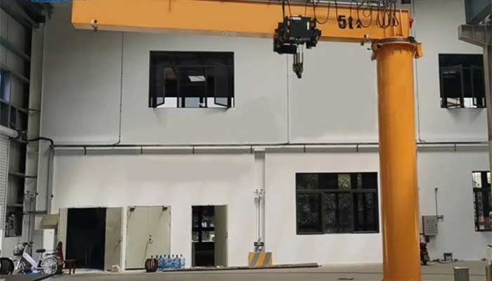 Floor mounted heavy duty jib crane 5 ton