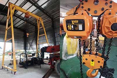 10 Ton Gantry Crane: Portable vs Rail Travelling Gantry Crane