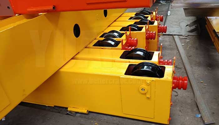 End carriages of 13 ton bridge crane for sale 