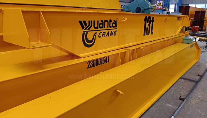 Box girder of 13 ton overhead crane single girder for sale Nigeria 