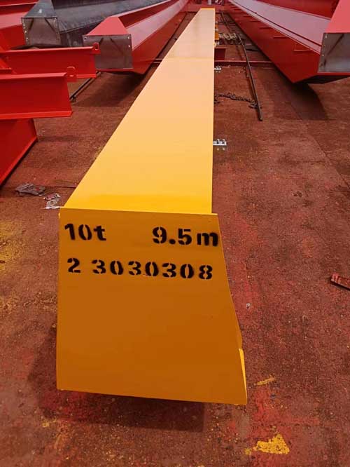 Main girder of European style 10 ton electric overhead travelling crane