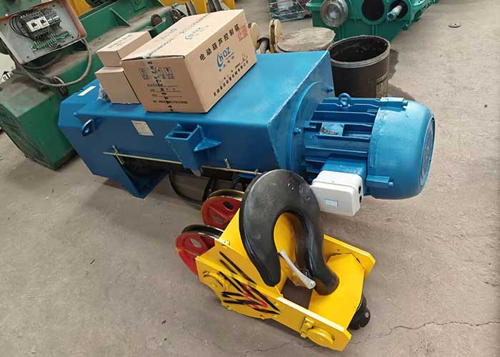  20 ton crab trolley and hook for double girder overhead crane 