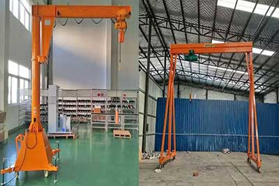 1 T Portable Jib Cranes & 2 T Portable Gantry Crane Philippines