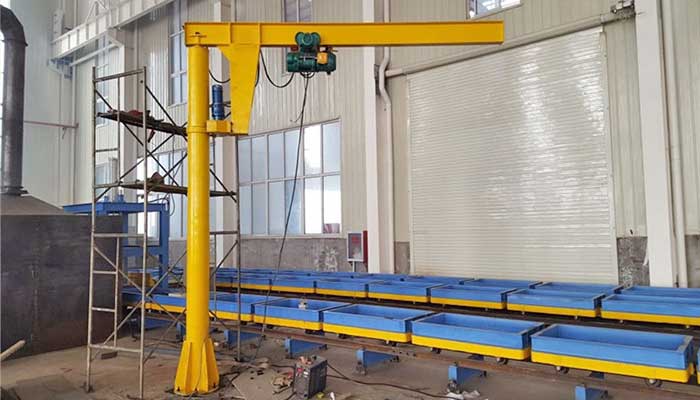 Floor mounted light jib crane for sale 