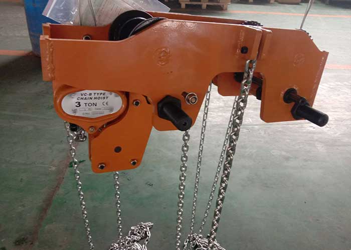 Manual crane hoist with low headroom design for sale Russia 