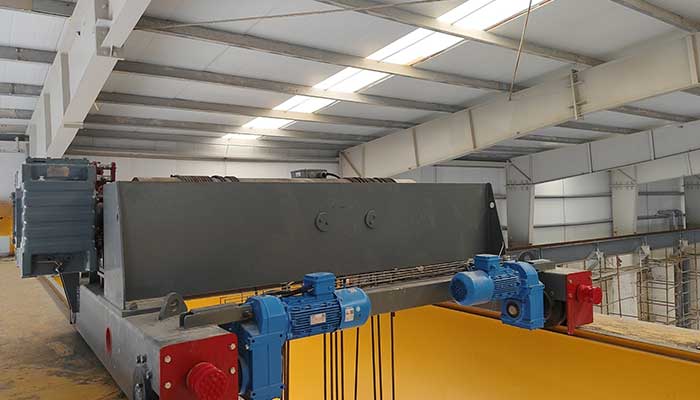 low headroom built-up hoist  winch for double girder open winch crane 