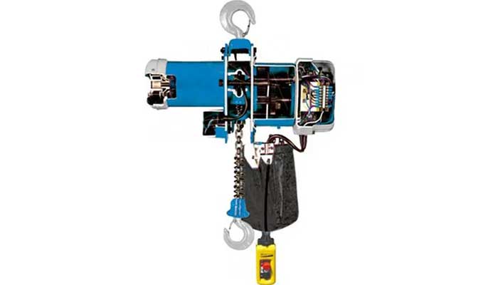 portableelectric chain hoist with European style light weighted hoist design 