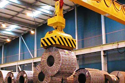 10 Ton to 30 Ton Magnetic Overhead Crane in Automotive Steel Mill