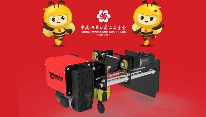 Hot sale electric hoist at last year's canton fair, cost-effective at 2024 Canton Fair 