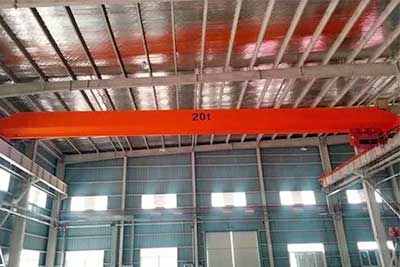 20 ton overhead crane single girder crane design 