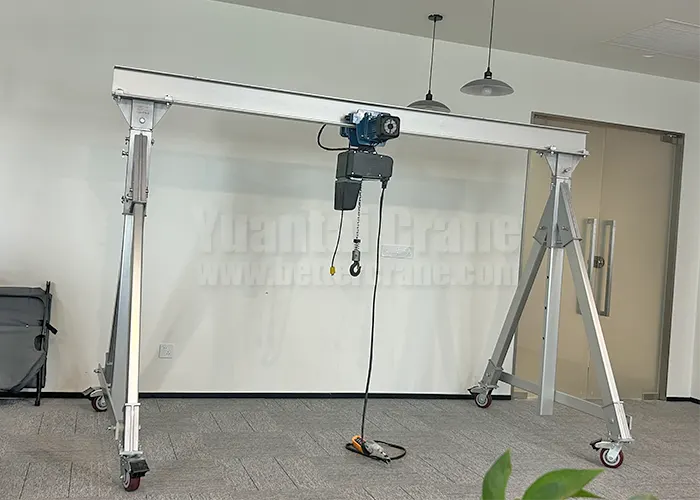 santitary aluminum gantry crane, your custom sanitary crane for your beverage production