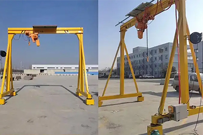 Cost-effective 5 Ton Moble Gantry Crane for Pumps & Tanks Handling