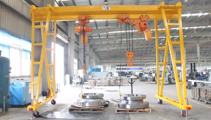 7.5 ton portable gantry crane for sale 