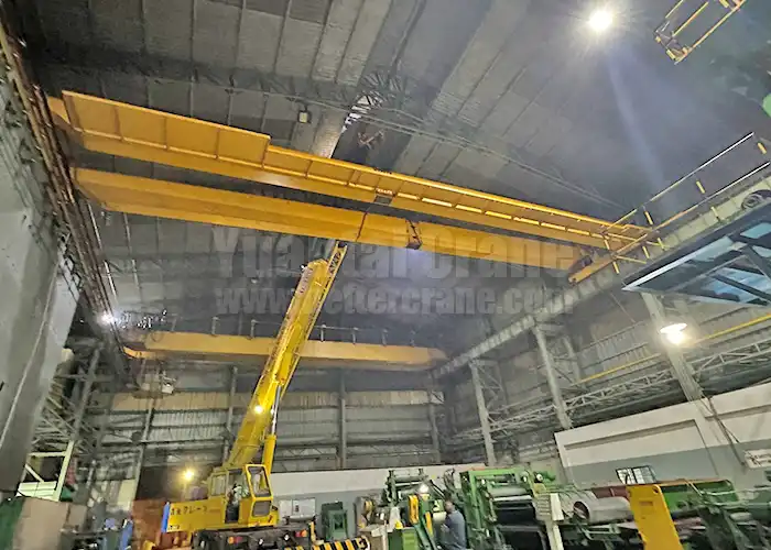 steel mill crane 15 ton, overhead bridge crane for sale Bangladesh