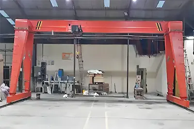 5 Ton Box Girder Gantry Crane for Plastic Injection Mold Handling