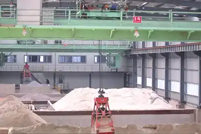 5 Ton Clamshell Grab Bucket Overhead Cranes for Bulk Handling