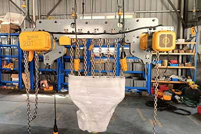 Extra Low Headroom Electric Chain Hoist 20 Ton, Save Your Space