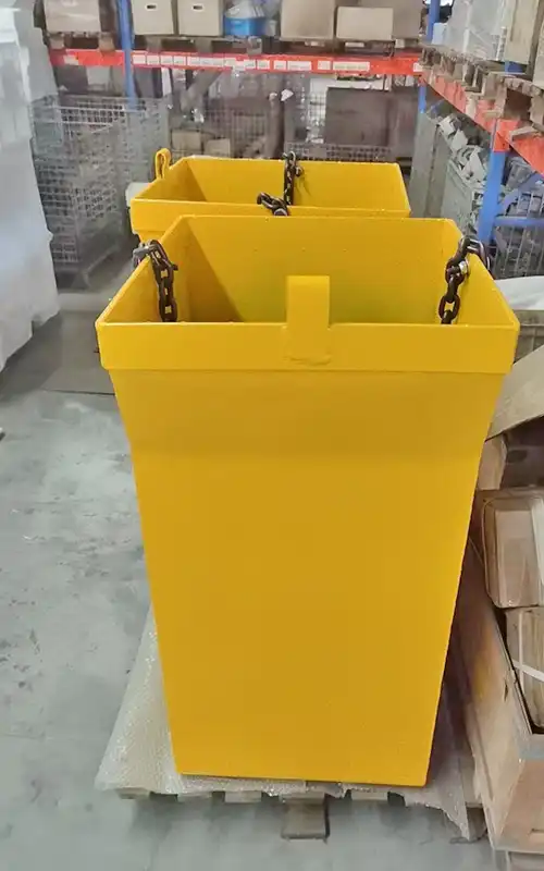 Electric chain hoist chain bag
