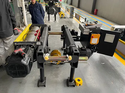 Electric hoist 10 ton under construction