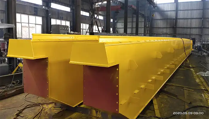 Main girder of 10 ton grab bucket overhead cranes