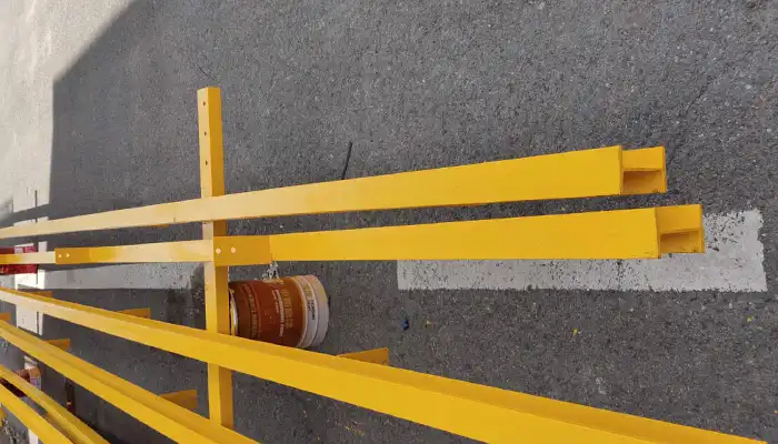 Trolley conductive I beam , the main parts of grab bucket overhead crane