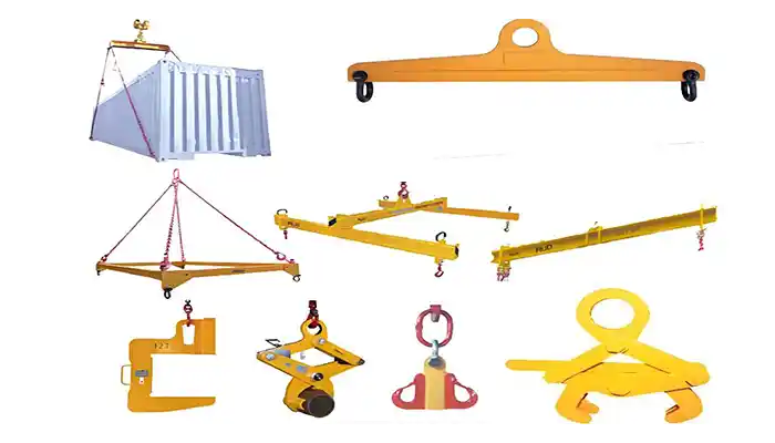 Specialized bridge crane attachments