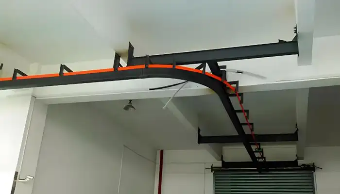 Ceiling-Mounted Monorail Cranes curved