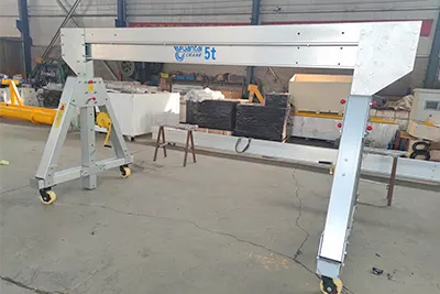 5 Ton Aluminum Gantry Crane Available for Philippines Project