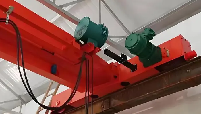 Single girder explosion proof overhead crane